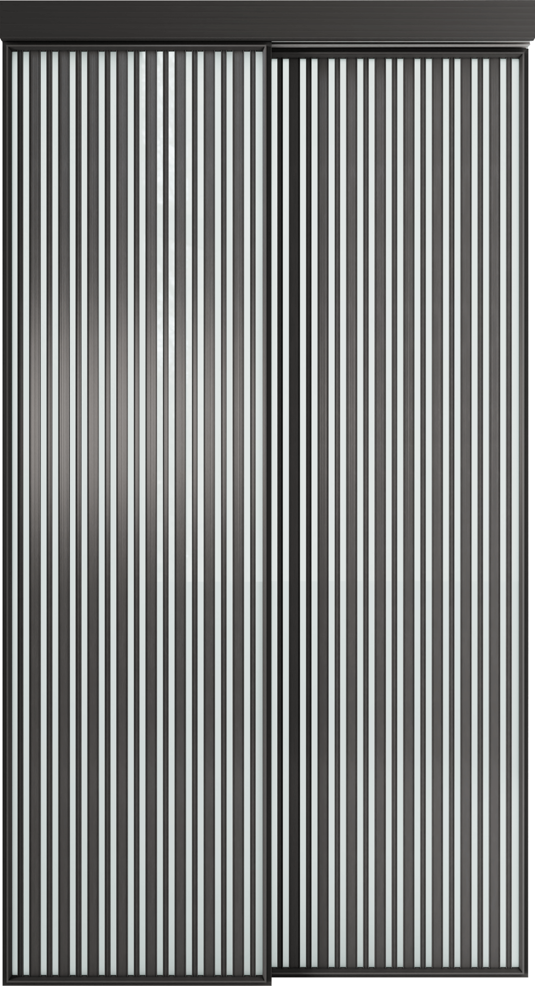 Ассиметричное расположение перемычек разной ширины