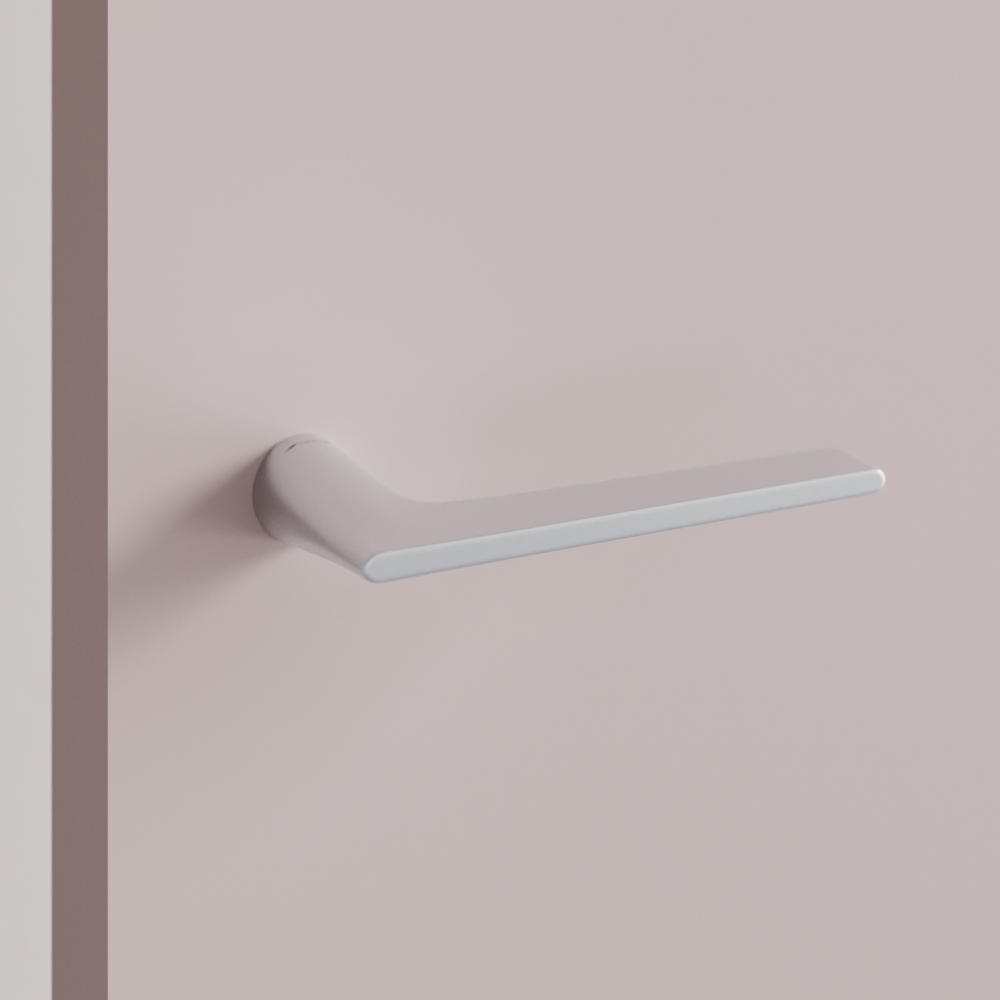 Межкомнатная ручка Луч, хром матовый