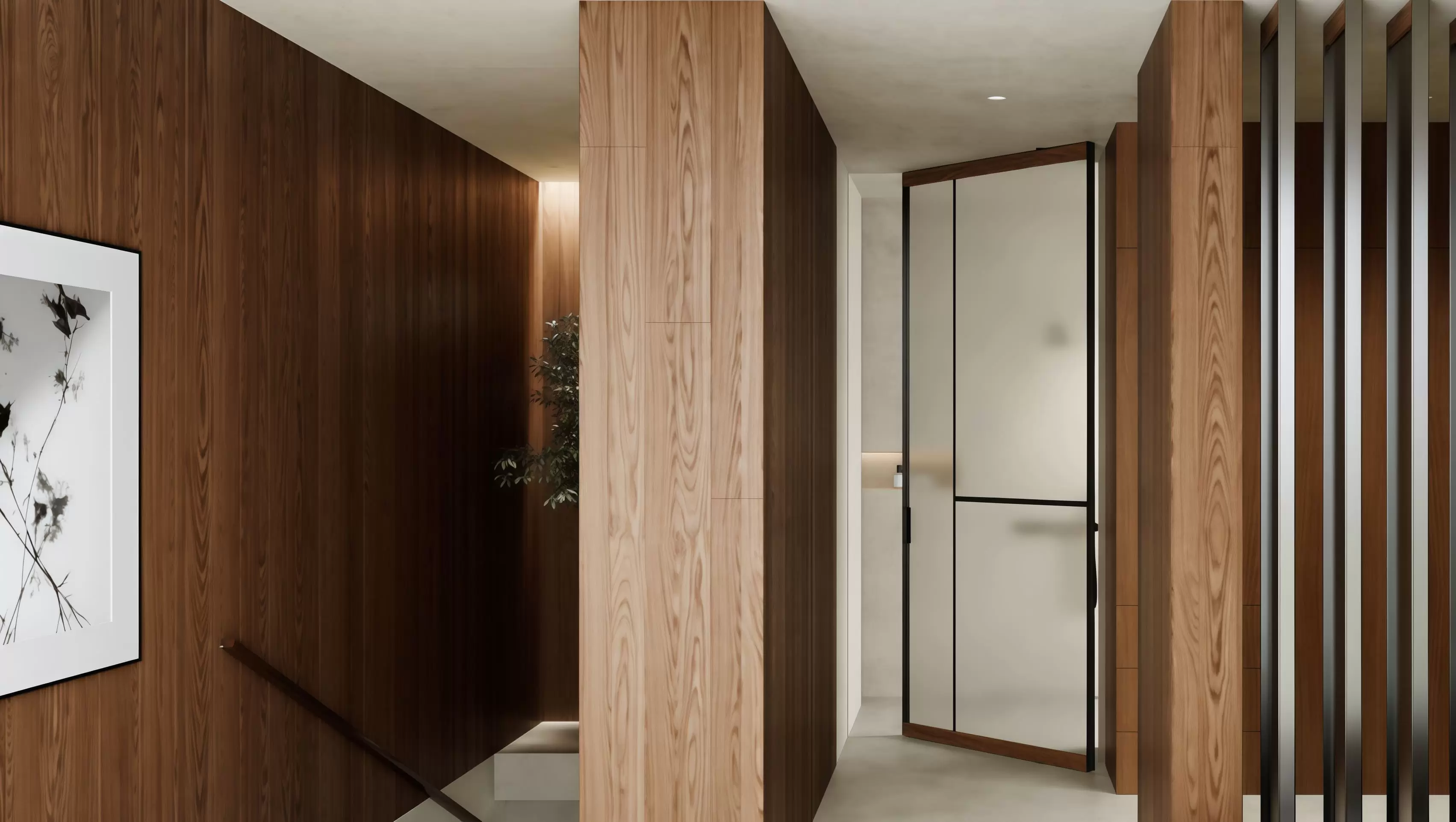 Стеклянные двери Сёдзи