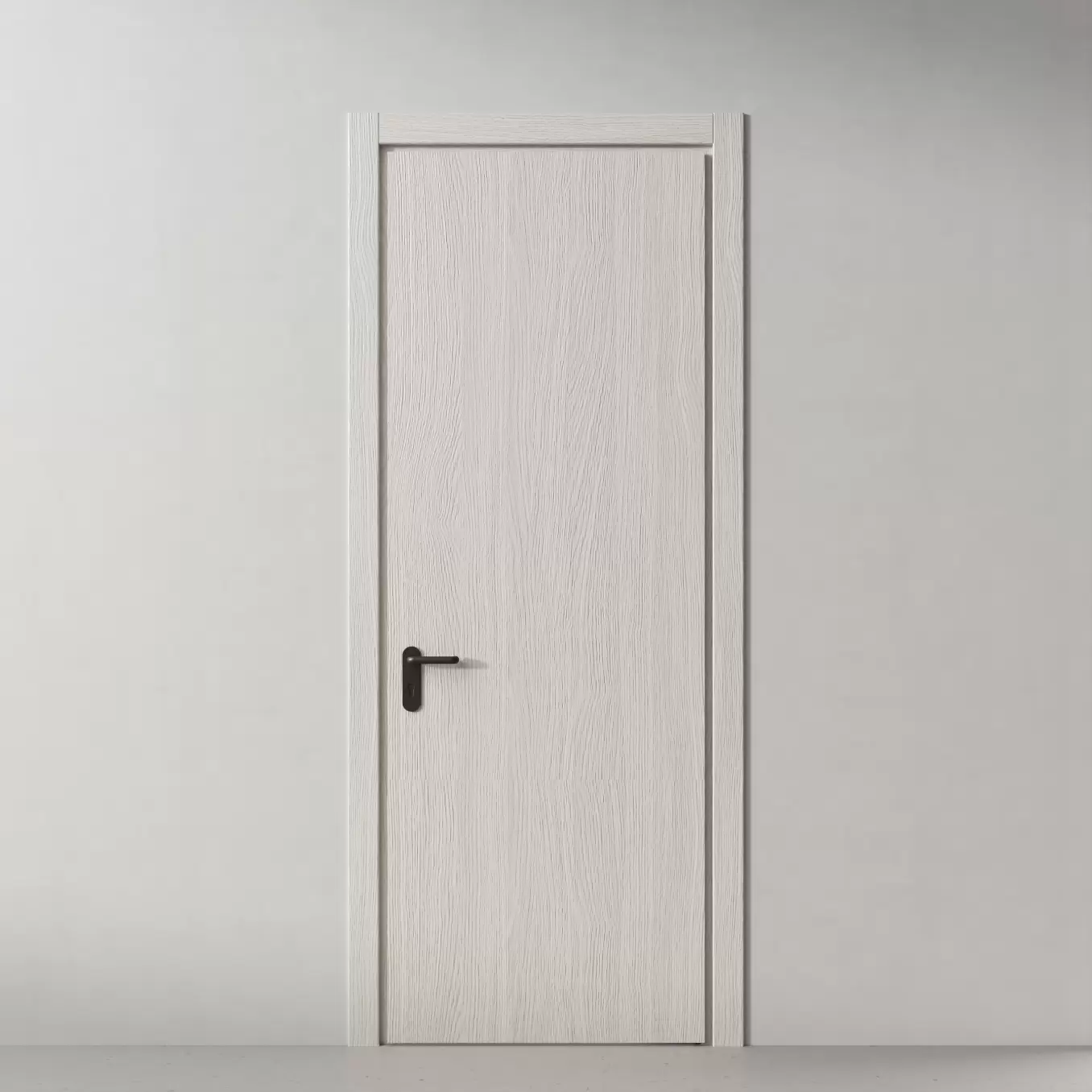 Противопожарные двери EI30, белый дуб